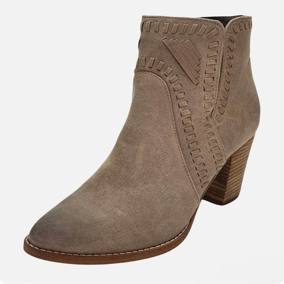 Zigi Soho Halyn Taupe Chelsea Brown Boho Ankle Bootie Size 7 NEW! - Picture 2 of 6